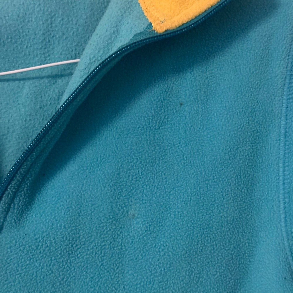 Arizona Jean Company Blue and Yellow Fleece Pullover - Picture 3 of 4